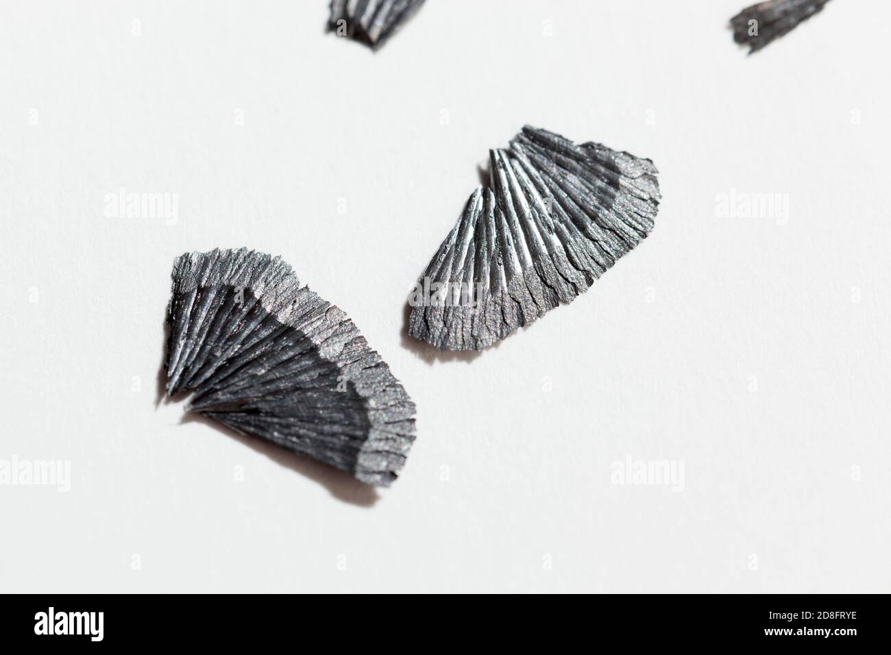 pencil shavings after sharpening Stock Photo Alamy