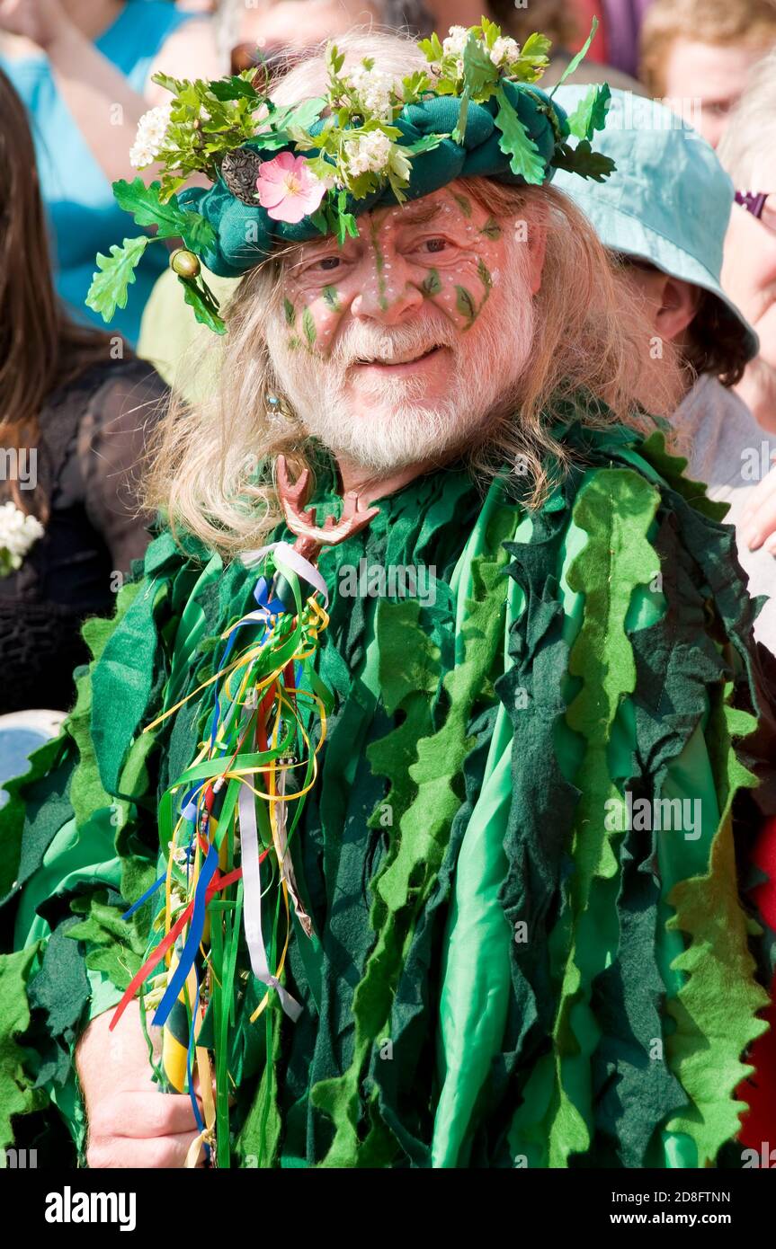 Glastonbury Beltane Festival Glastonbury Somerset England UK Stock