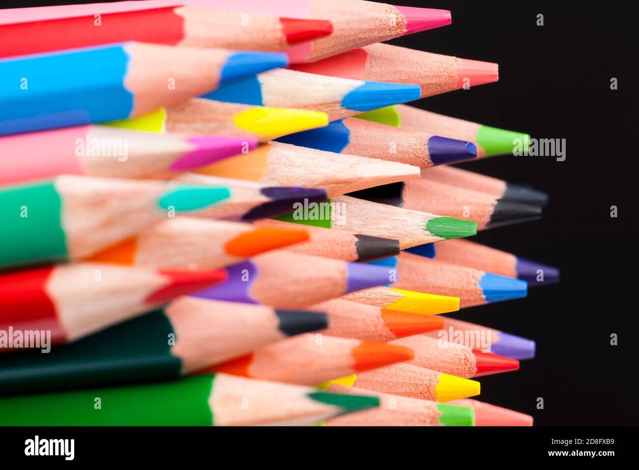ordinary colored wooden pencil Stock Photo Alamy