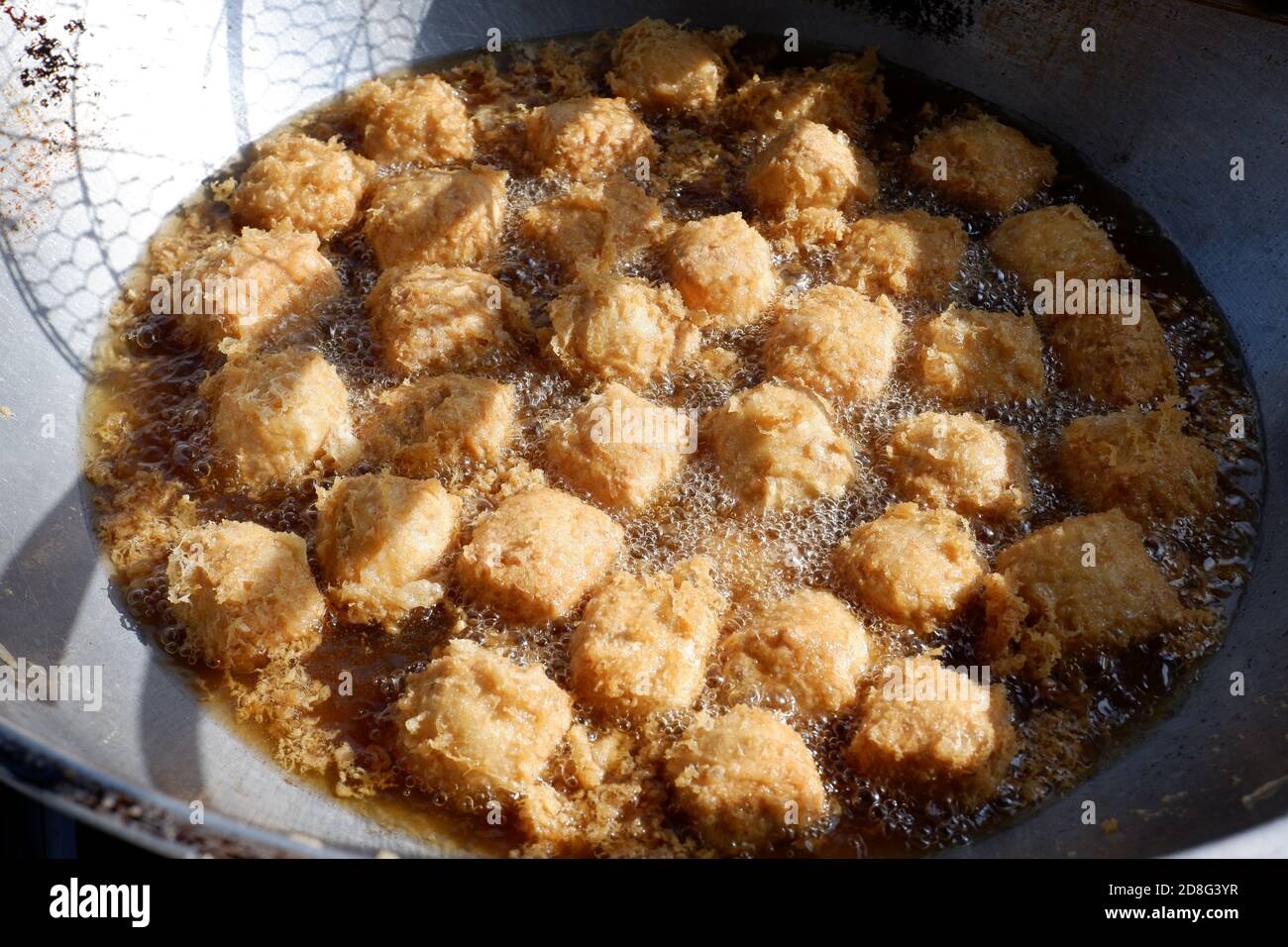 Gorengan is a typical snack from Indonesia, usually consists of fried
