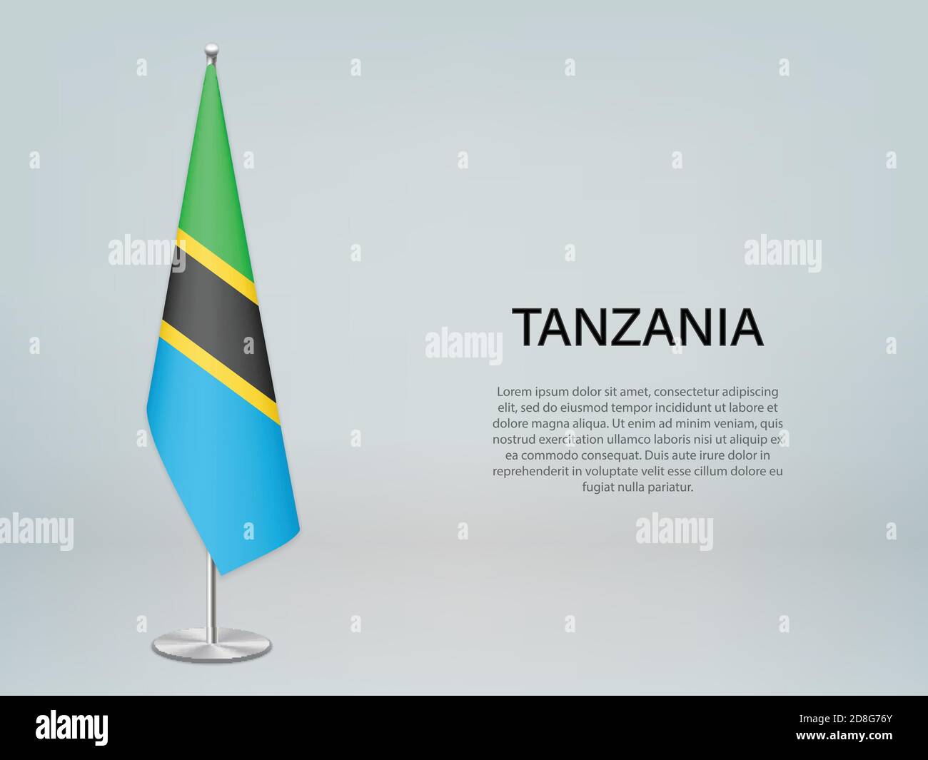National flag of tanzania hi-res stock photography and images - Alamy