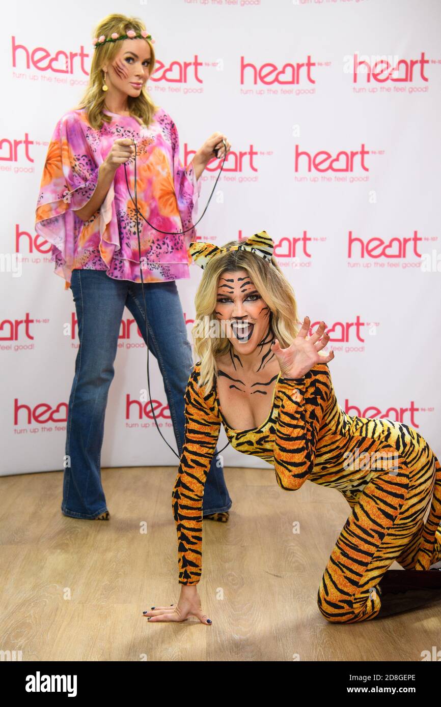 Amanda Holden and Ashley Roberts, as Amanda Holden, Jamie Theakston and