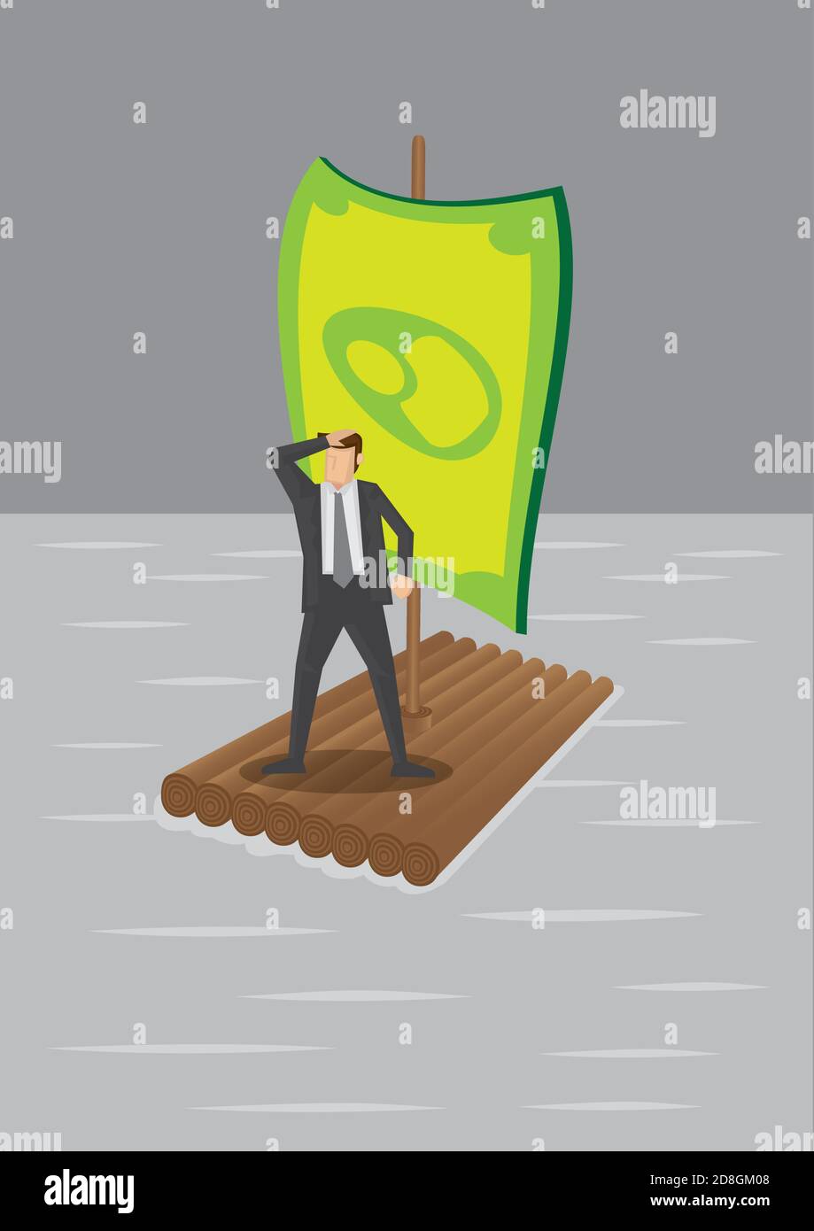 Stuck raft Stock Vector Images - Alamy