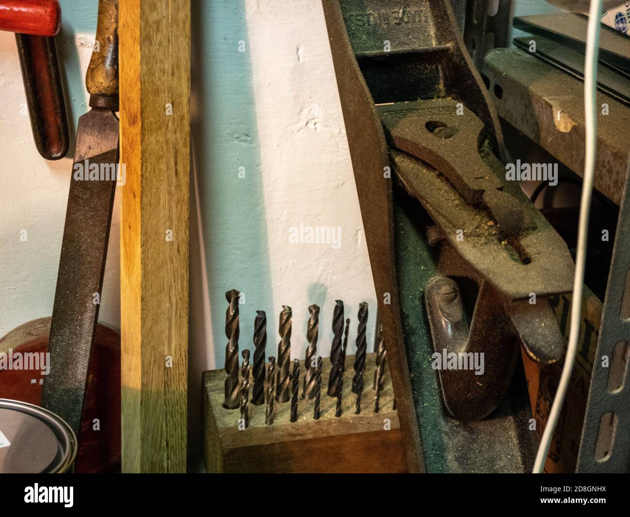 Carpenter's tools, irons Stock Photo Alamy