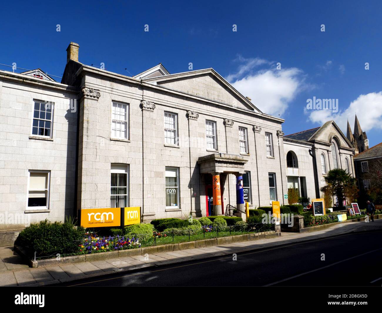 Royal Cornwall Museum, River Street, Truro, Cornwall. Stock Photo