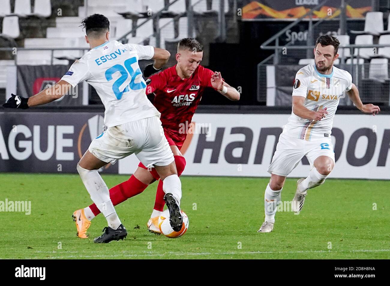 Ferencvarosi TC vs. HNK Rijeka UEFA EL football match, Stock Photo, Picture  And Rights Managed Image. Pic. ZON-6124548