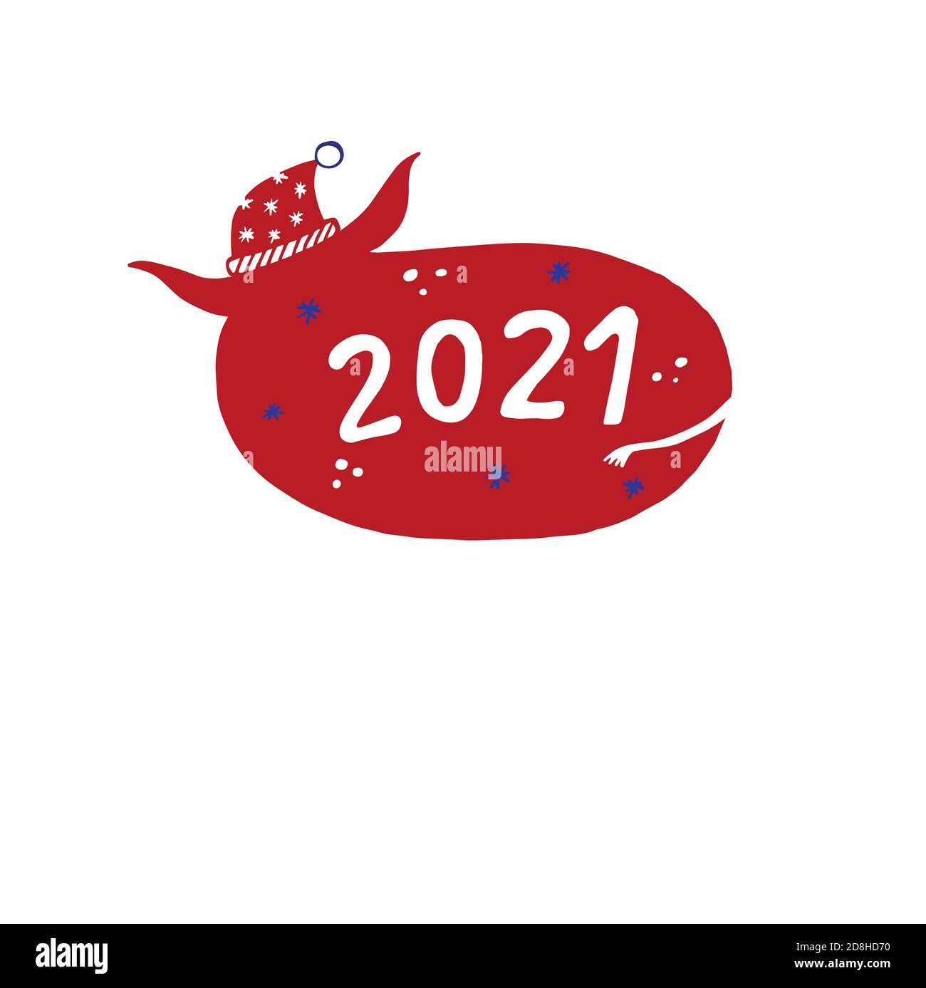 New Year 21 Symbol Red Bull With Hat And Text 21 On The White Background Stock Vector Image Art Alamy New Year 21 Symbol Red Bull With Hat And Text 21 On The White Background Stock Vector Image Art Alamy