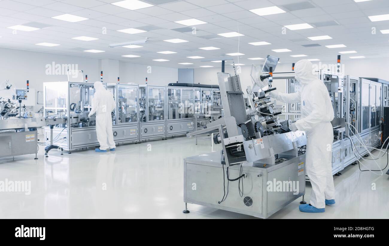Science Lab Manufacturing Sterile High Precision Manufacturing Laboratory where Scientists in ...