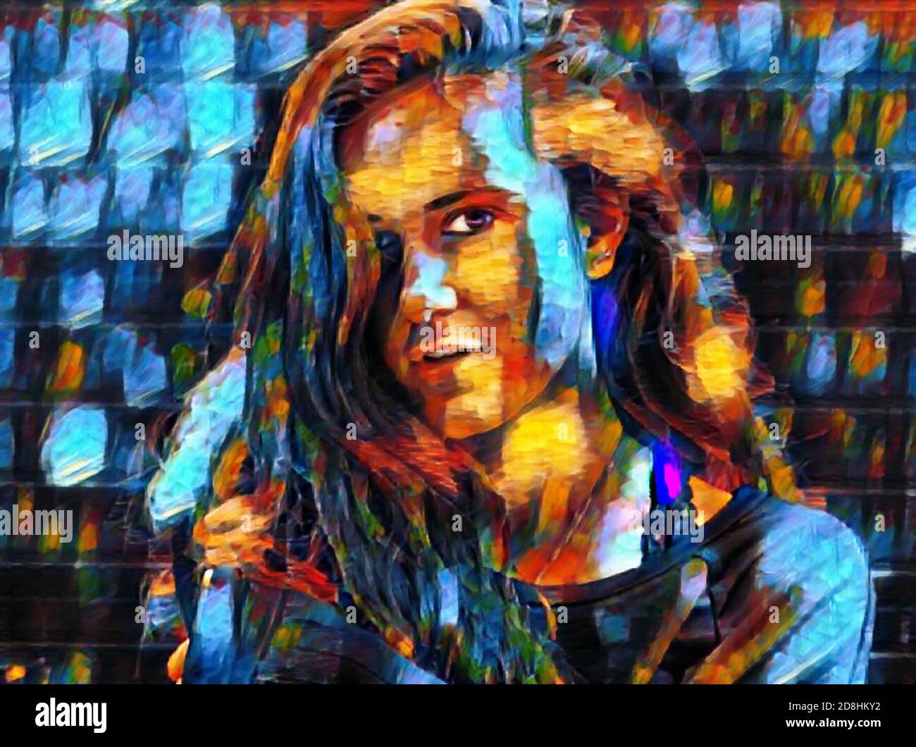 Full body painting hi-res stock photography and images - Alamy