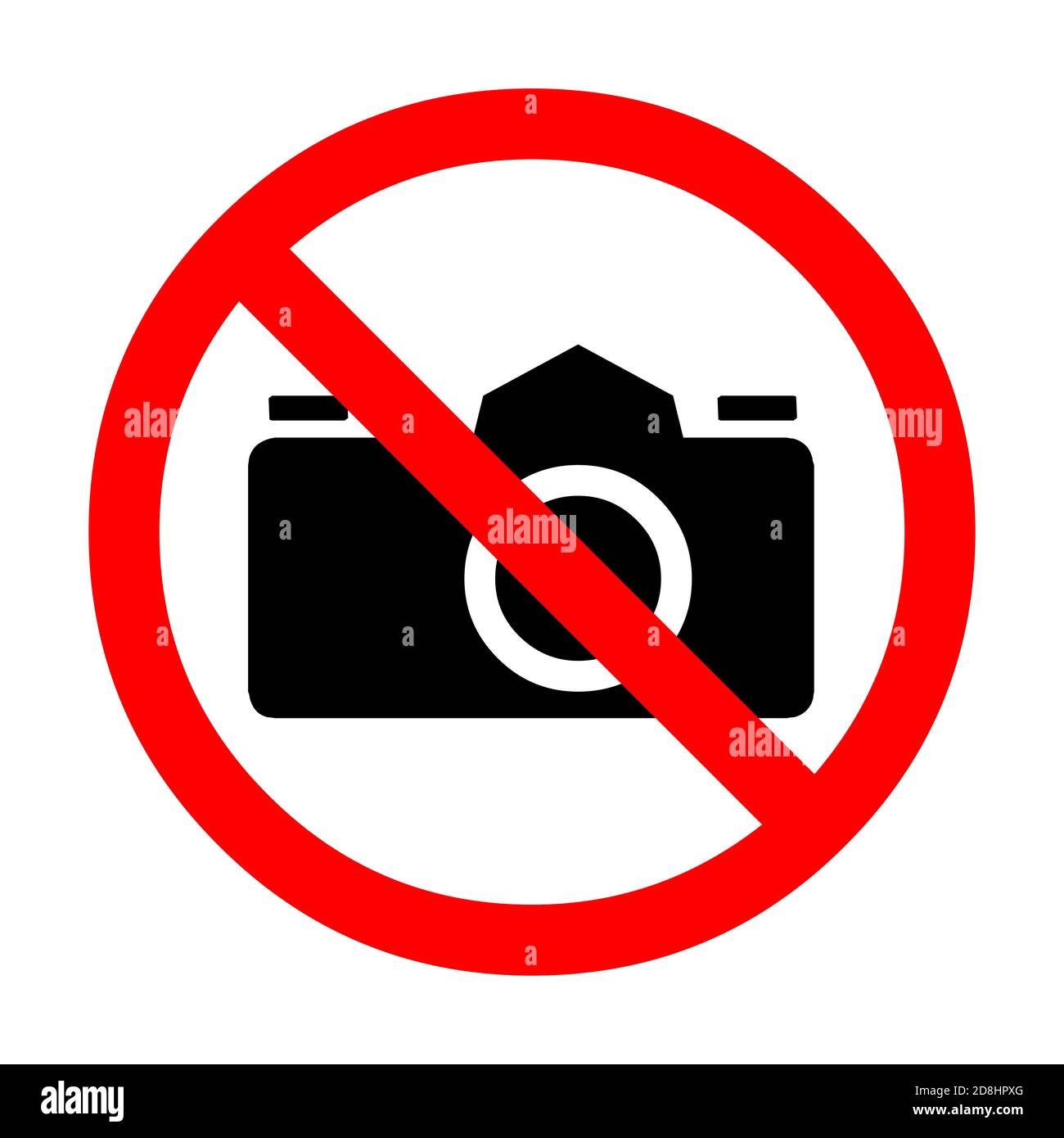 No photography sign Stock Photo