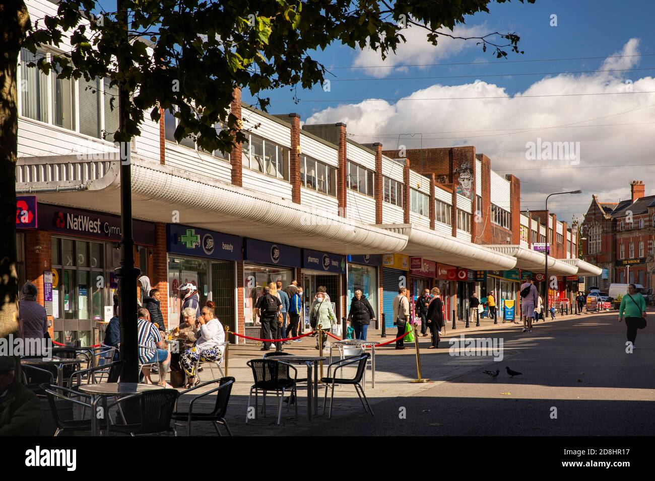 UK, Wales, Barry, Town Centre, Holton Road, shops in 1960s