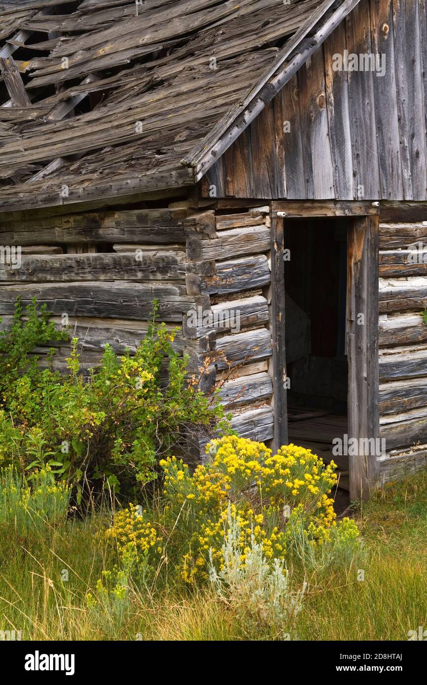 Elkhorn Ghost Town State Park, Boulder, Helena Region, Montana, USA Stock Photo Alamy
