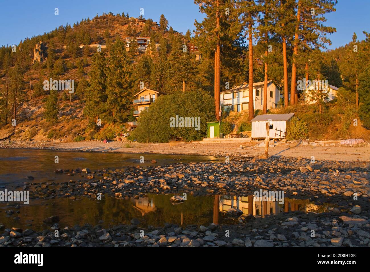 Cave Rock Area, Lake Tahoe, Nevada, USA Stock Photo Alamy