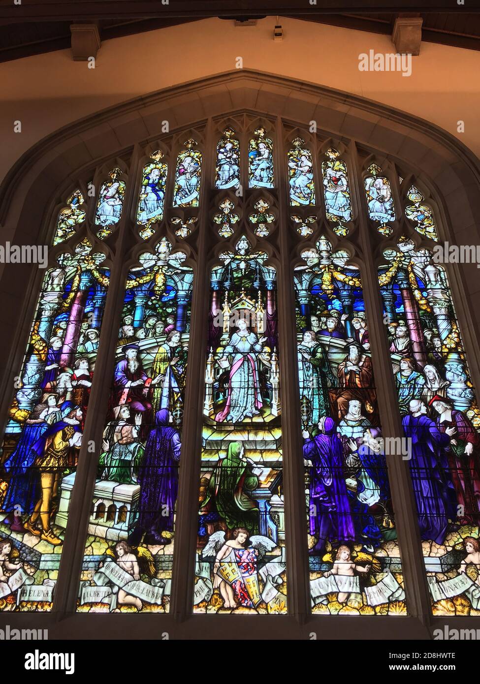 Stained Glass Window, interior, Thompson Memorial Library, Vassar