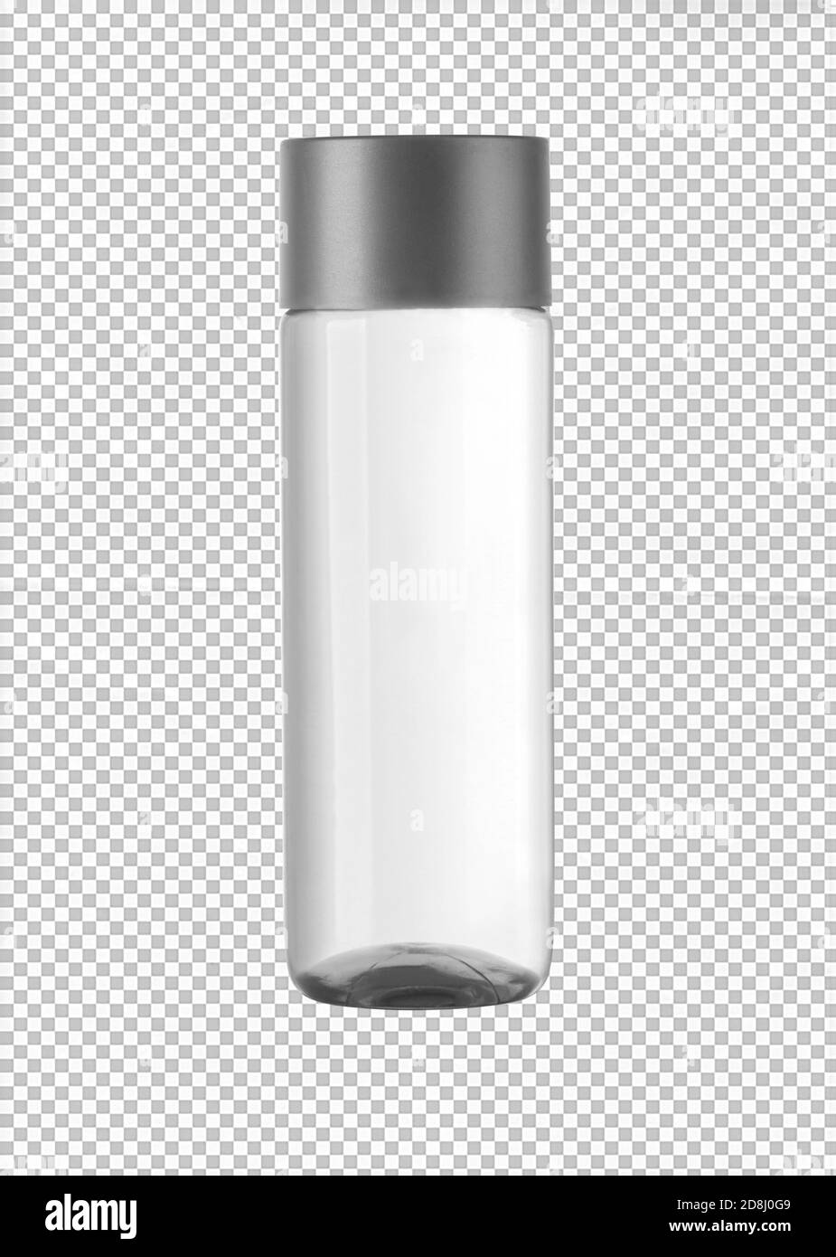 plastic water bottle isolated on white background with clipping path ...