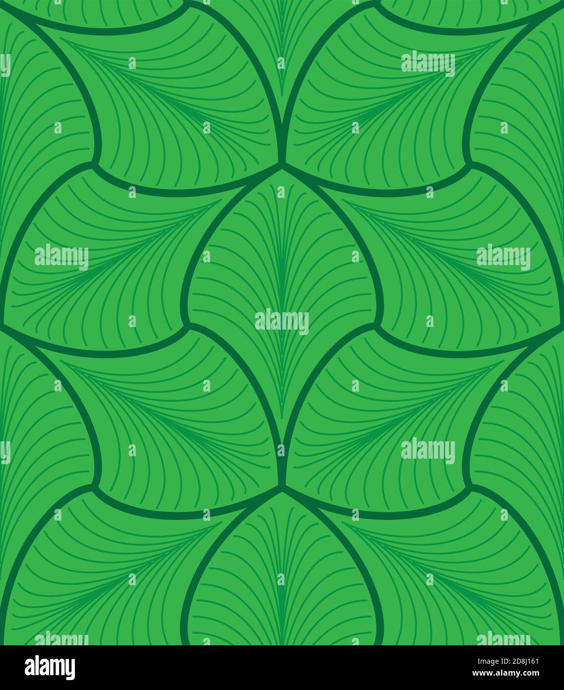 Palm leaves seamless pattern. Natural textile print. Vector backdrop. Stock Vector