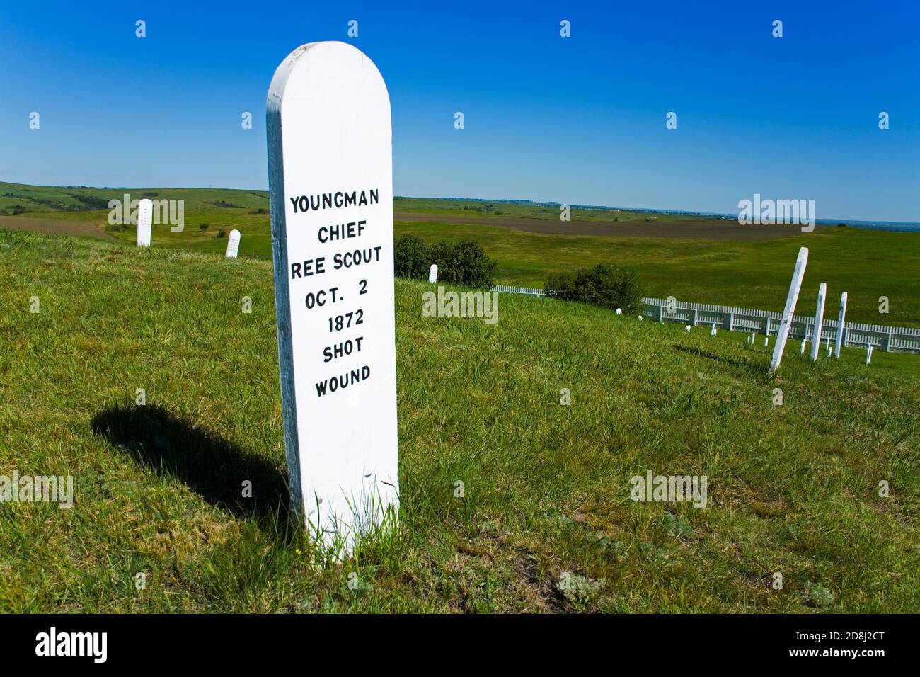 Post Cemetery in Fort Lincoln State Park, Mandan, North Dakota, USA