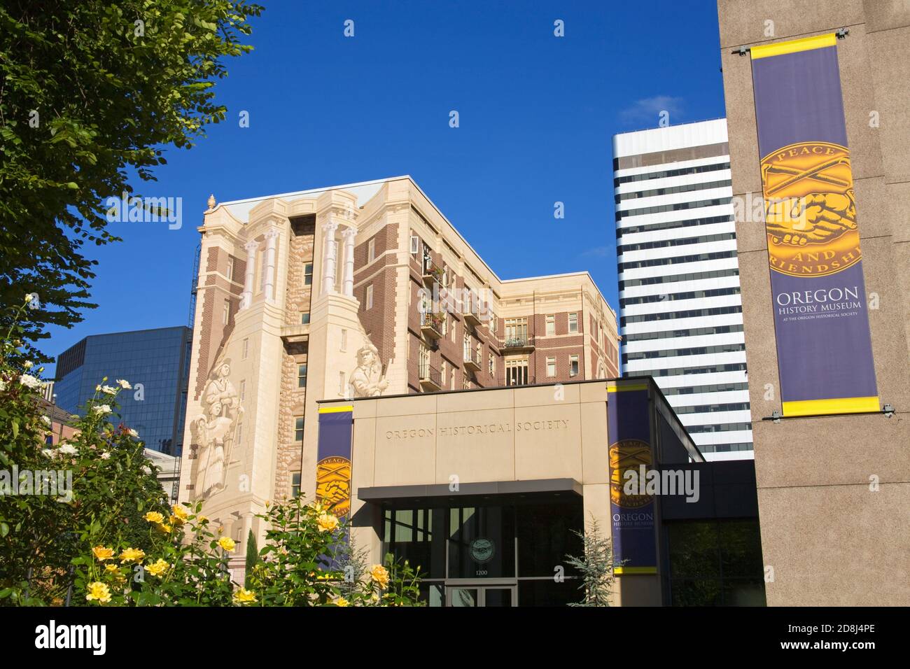 Oregon Historical Society Museum in Portland, Oregon, USA ( Trompe l