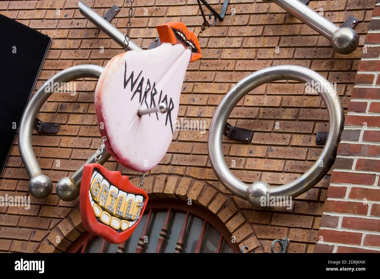 Piercing Shop on South Street, Philadelphia, Pennsylvania, USA Stock