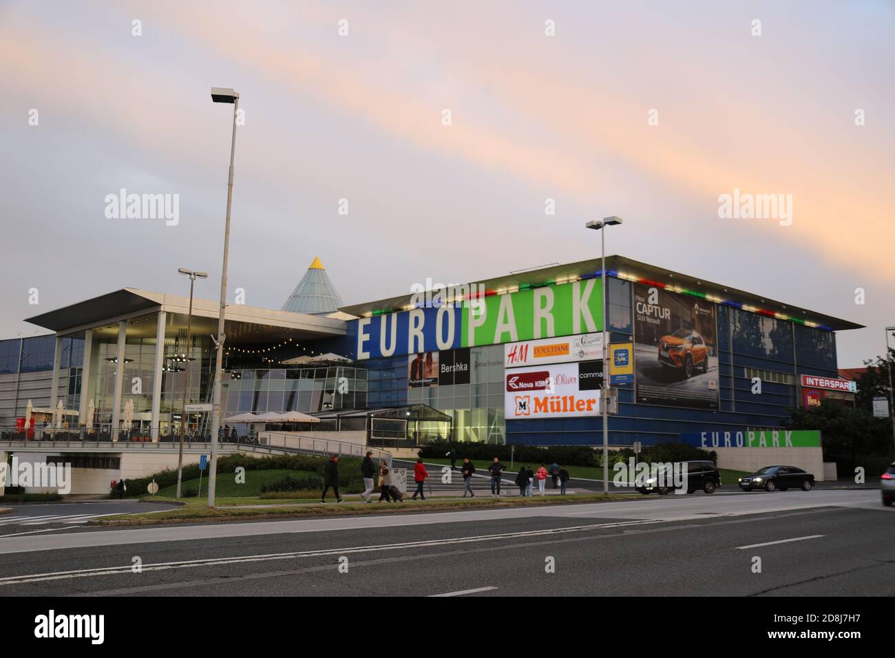 Europark Maribor Shopping Centre in Slovenia Stock Photo - Alamy