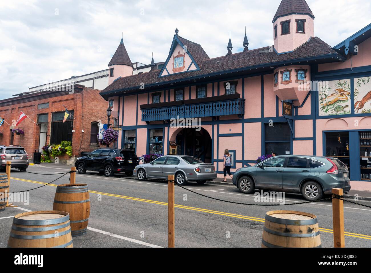 Leavenworth, Bavarian-styled village, Washington State, USA Stock Photo