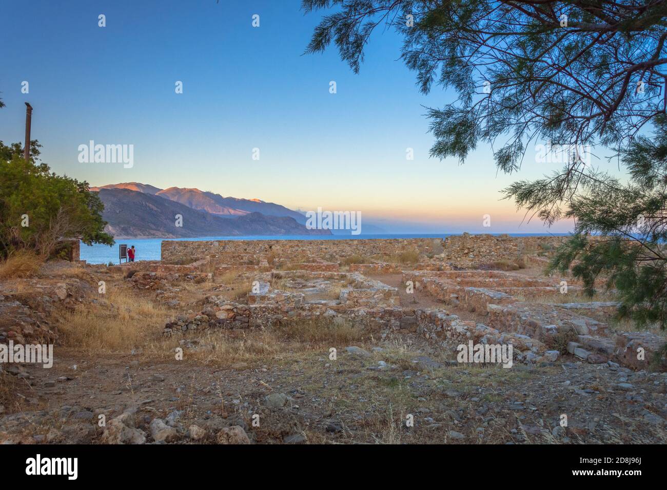 Traditional village of Paleochora, Crete, Greece. Stock Photo