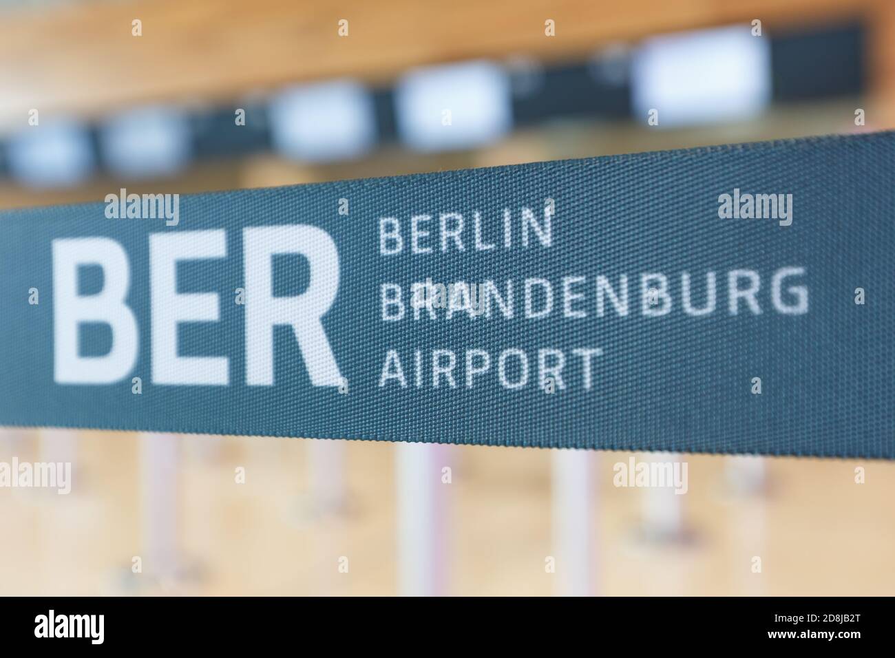 Berlin, Germany - October 28, 2020: New Berlin Brandenburg BER Willy Brandt Airport in Germany. Stock Photo