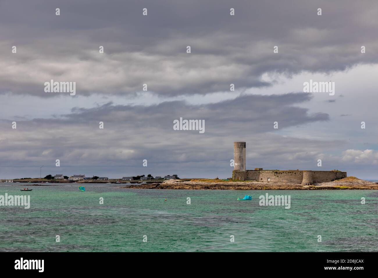 Fort Cigogne, Glenan Islands, Finistere, Brittany, France Stock Photo