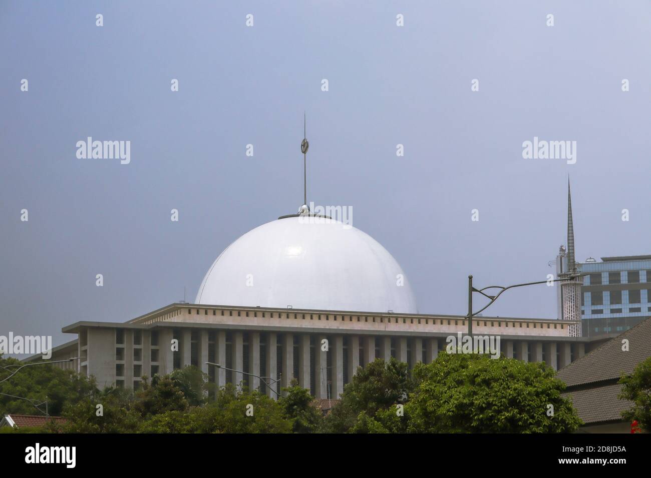 Jakarta / Indonesia September 23, 2020. The dome of the Jakarta