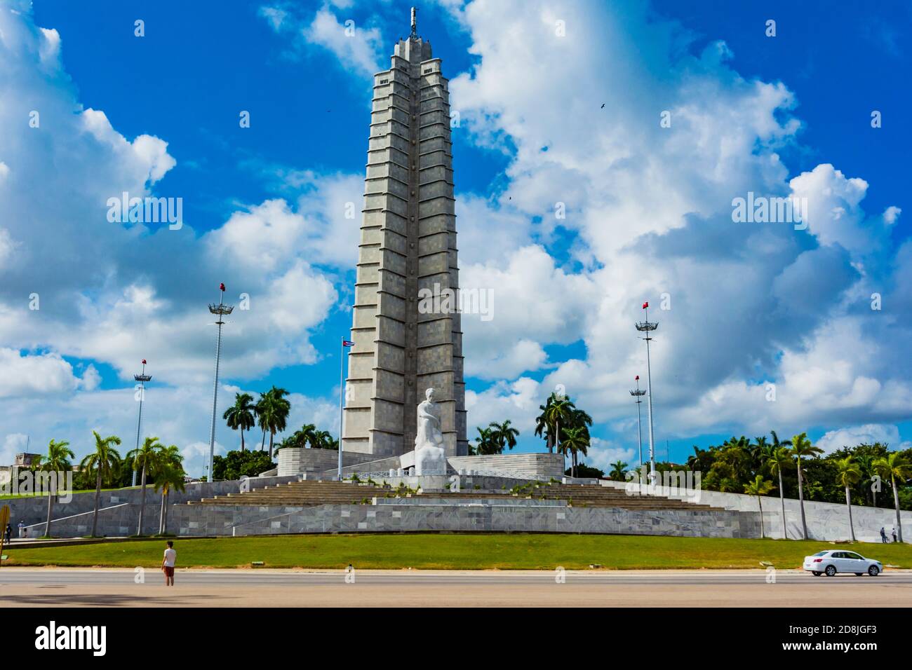 Monument to honor José Martí, Cuba’s National Hero.Plaza de la Revolución (until 1959, called Plaza Cívica) being the venue of many of the principal c Stock Photo