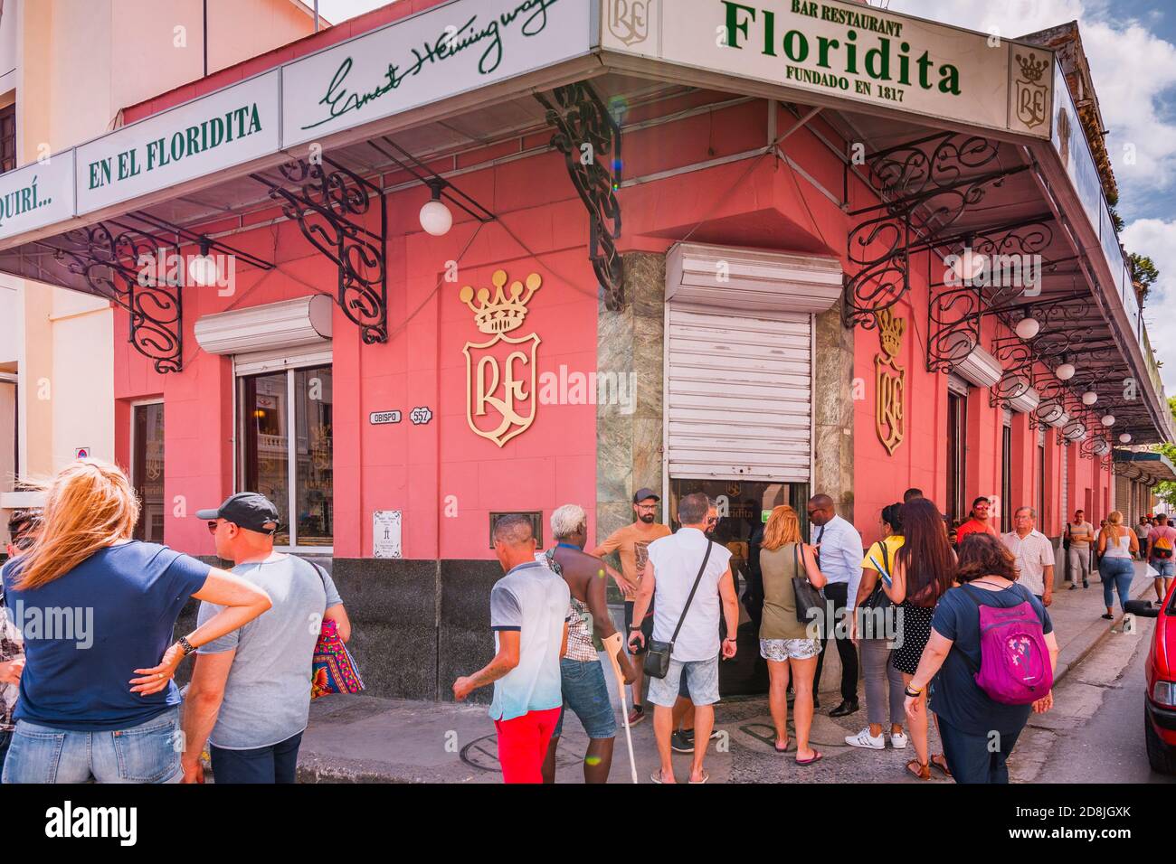 El Floridita, restaurant and cocktail bar frequented by American author