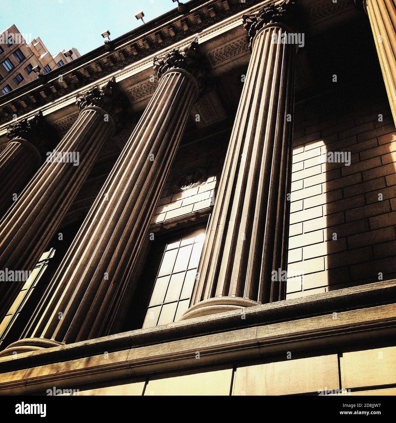 Low Angle View of Haier Building, New York City, New York, USA Stock Photo