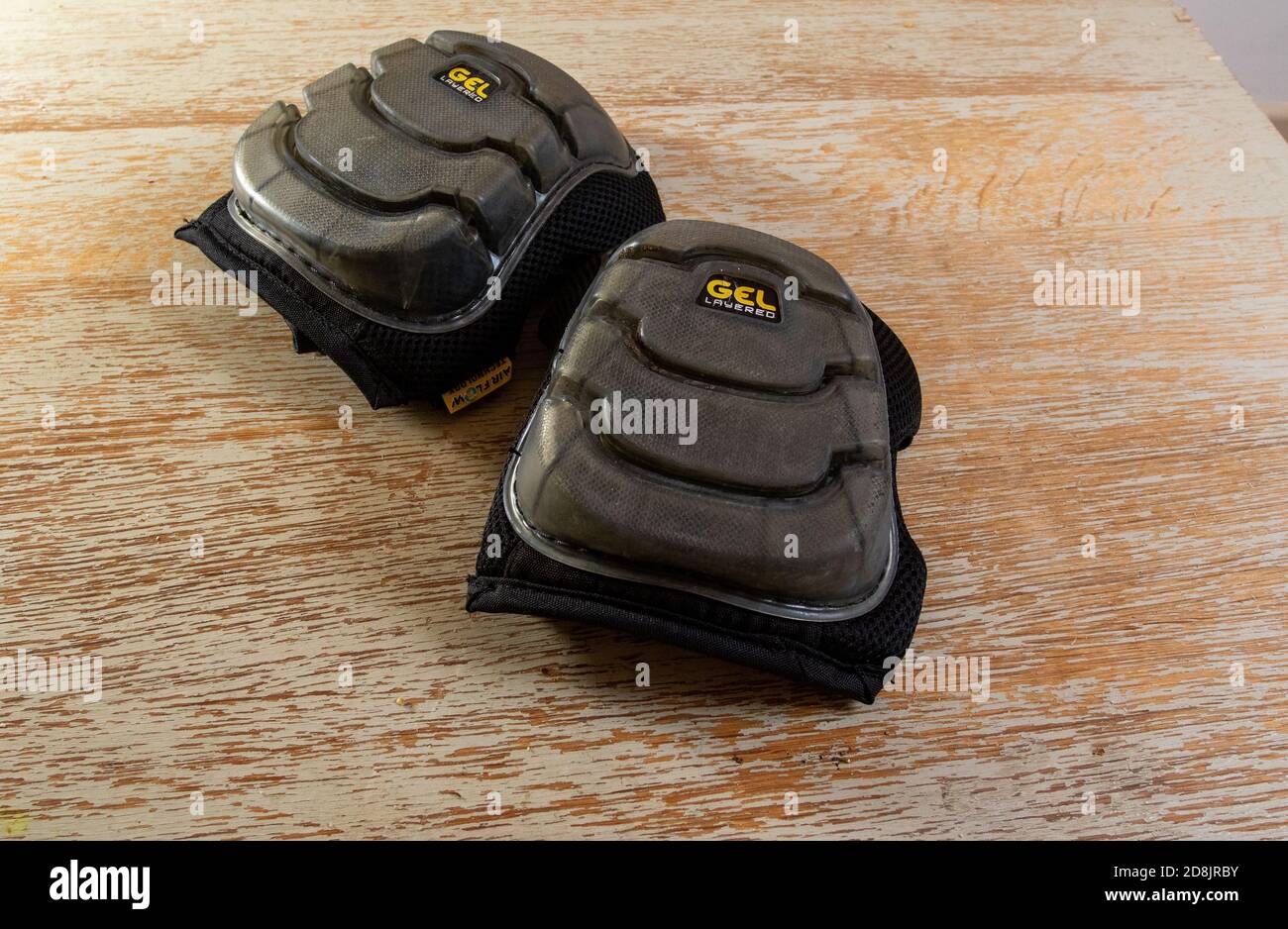 Kung's layered gel knee pad(s Stock Photo Alamy