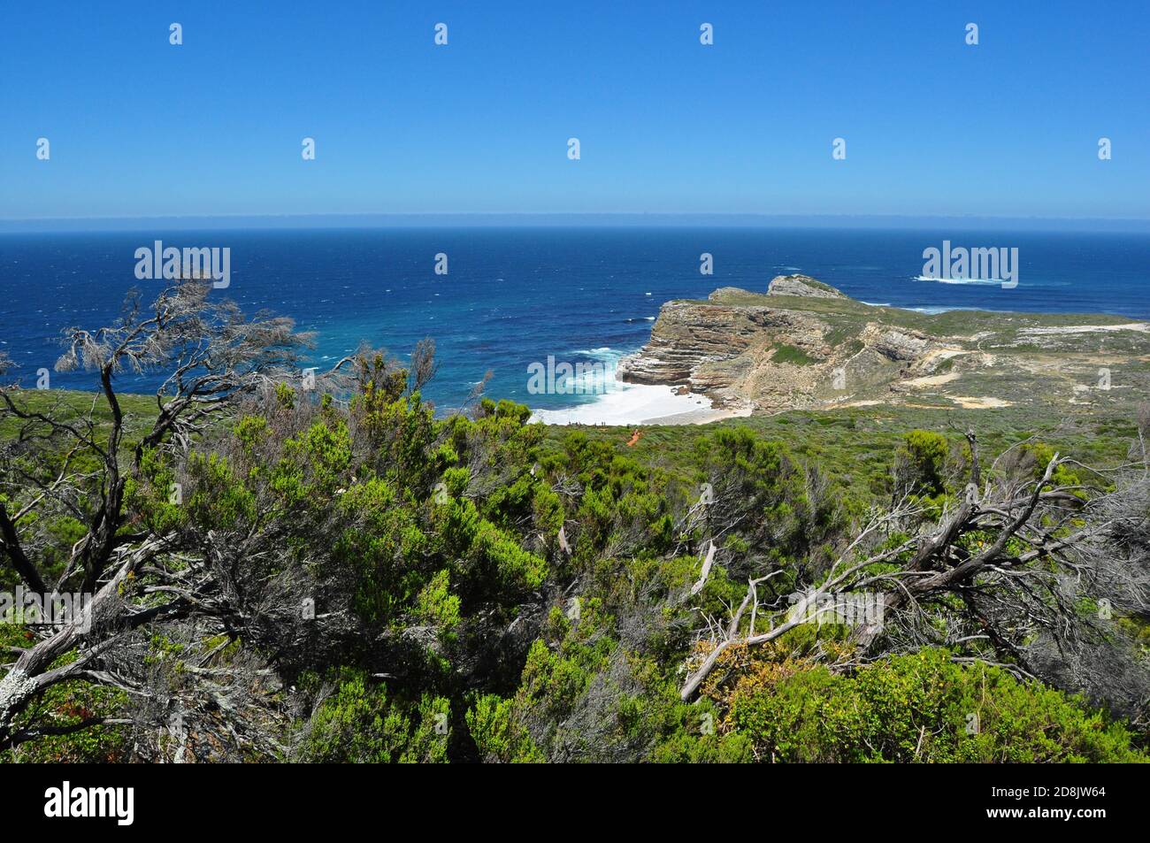 Cape of Good Hope and Dias beach, Cape peninsula, South Africa Stock Photo