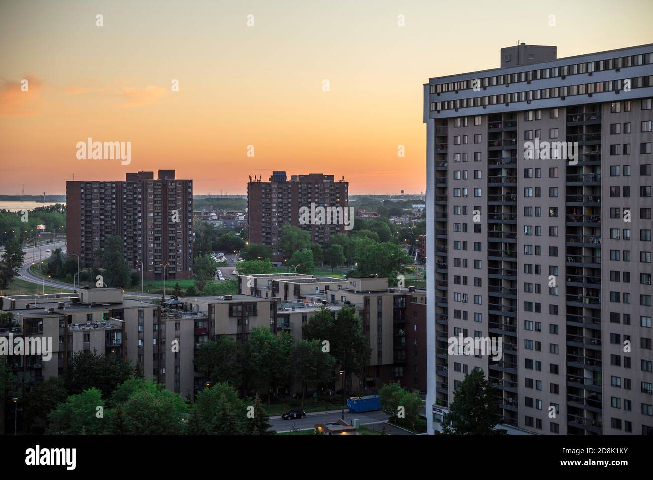 Condominiums in Longueuil, Quebec, Canada Stock Photo Alamy