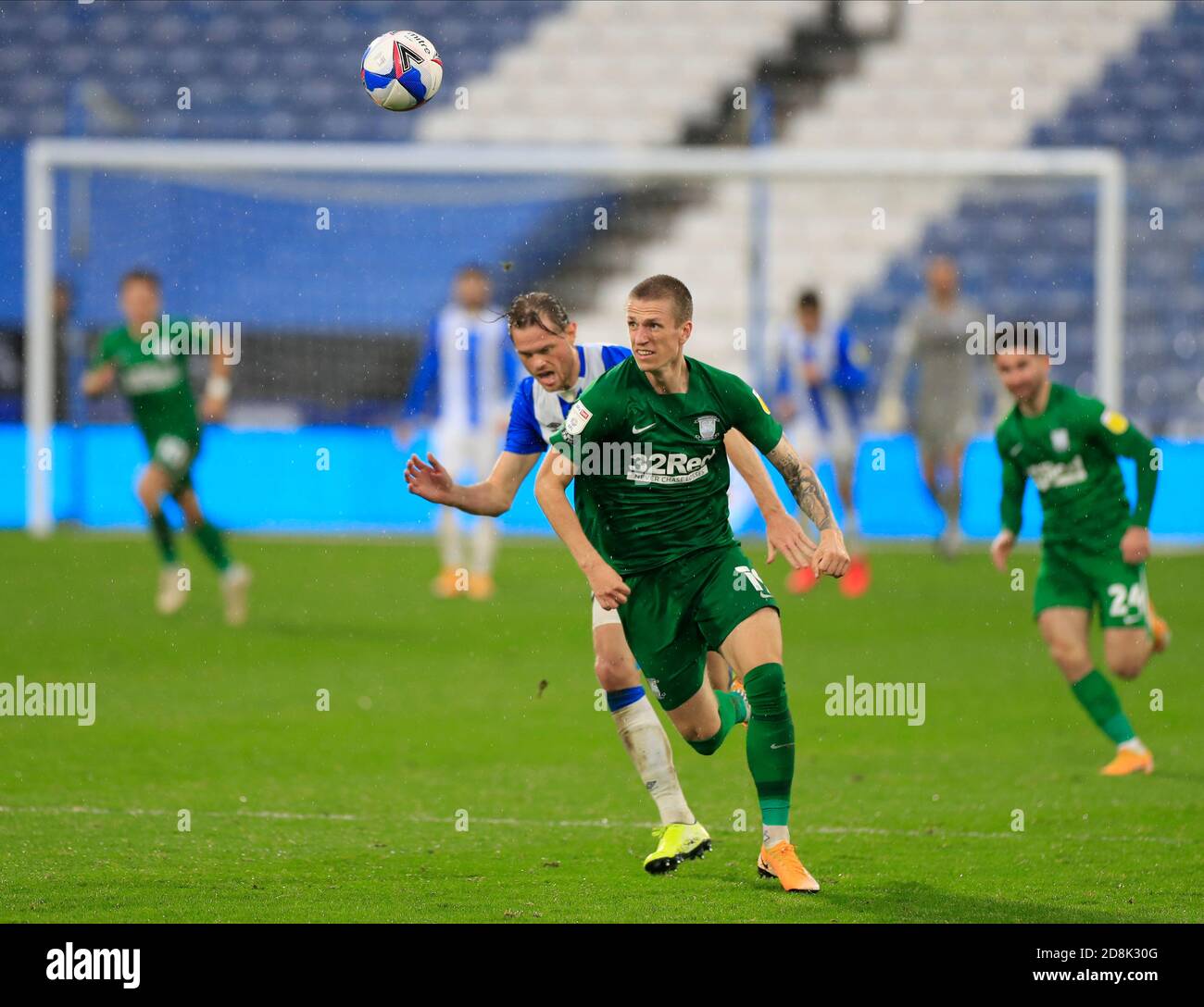 Emil Riis Jakobsen 19 Of Preston North End Runs For The Ball Stock Photo Alamy
