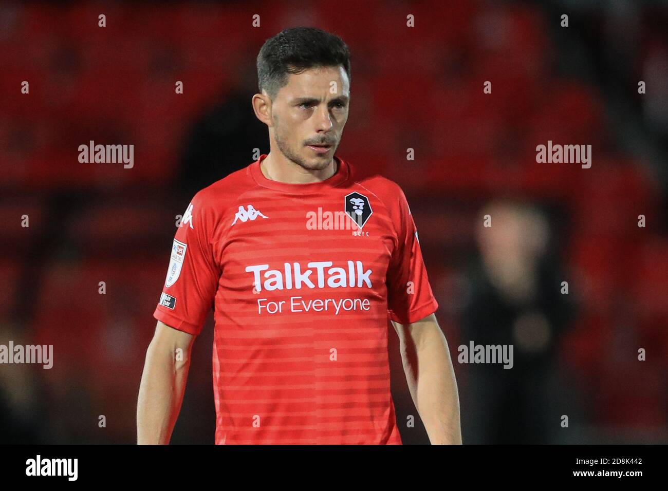 Ian Henderson (40) of Salford City during the game Stock Photo Alamy