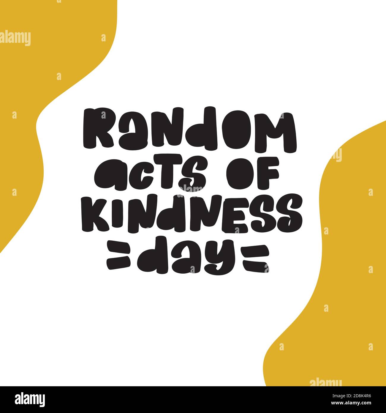 Random acts of kindness day emblem isolated vector stock Stock Vector