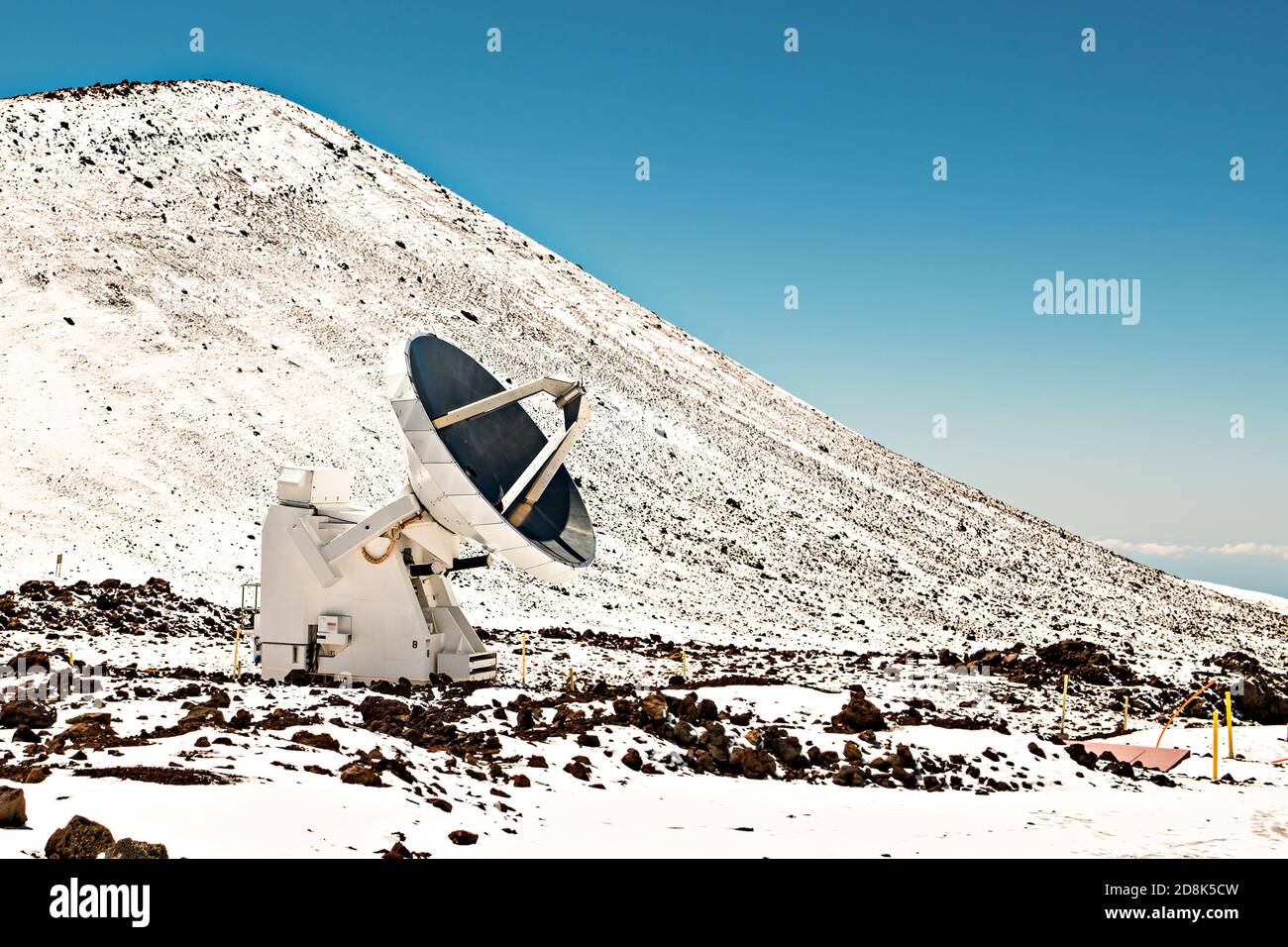 The Hawaii Big Island Mauna Kea volcano observatory Stock Photo - Alamy