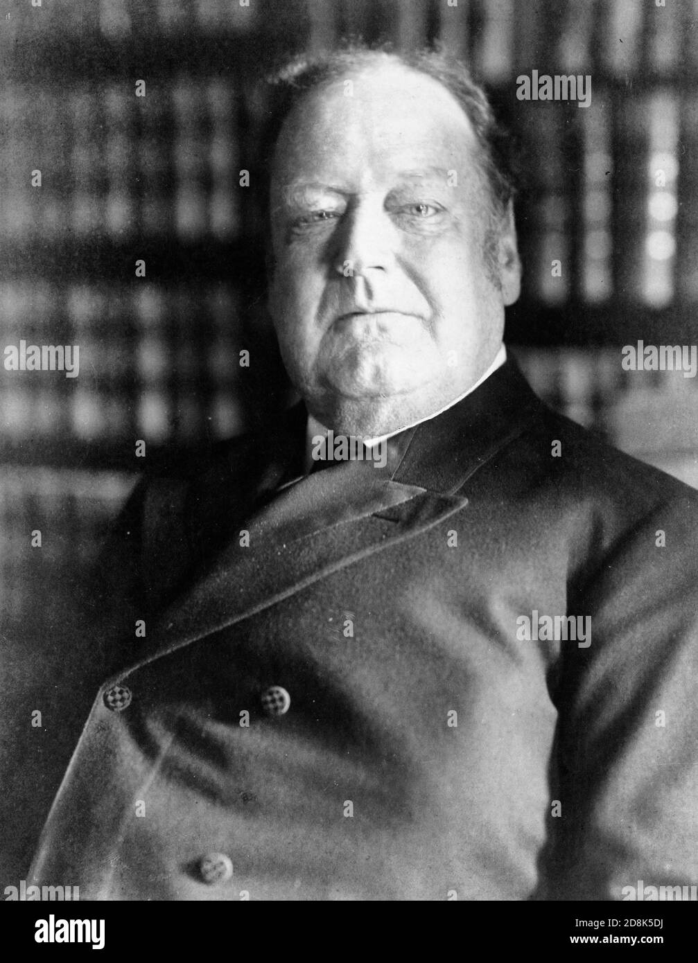Edward Douglass White, Associate Justice, later Chief Justice, of the USA Supreme Court, head-and-shoulders portrait, facing slightly left, circa 1905 Stock Photo