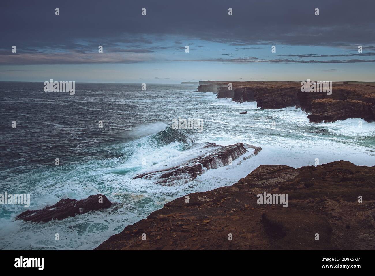 Yesnaby cliffs, Orkney Stock Photo