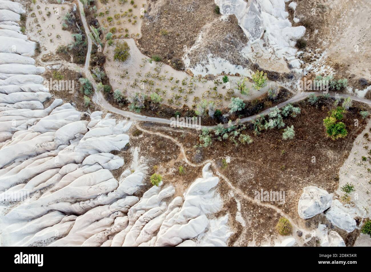 aerial view of rocky landscape in Cappadocia Stock Photo Alamy