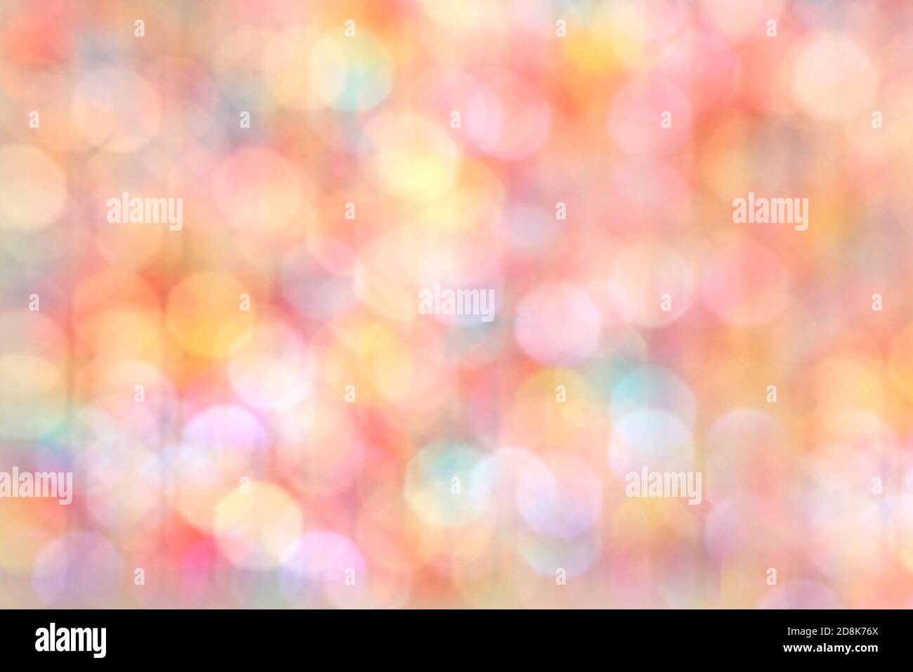 Defocused Christmas lights as holiday backgrounds, bokeh. Stock Photo