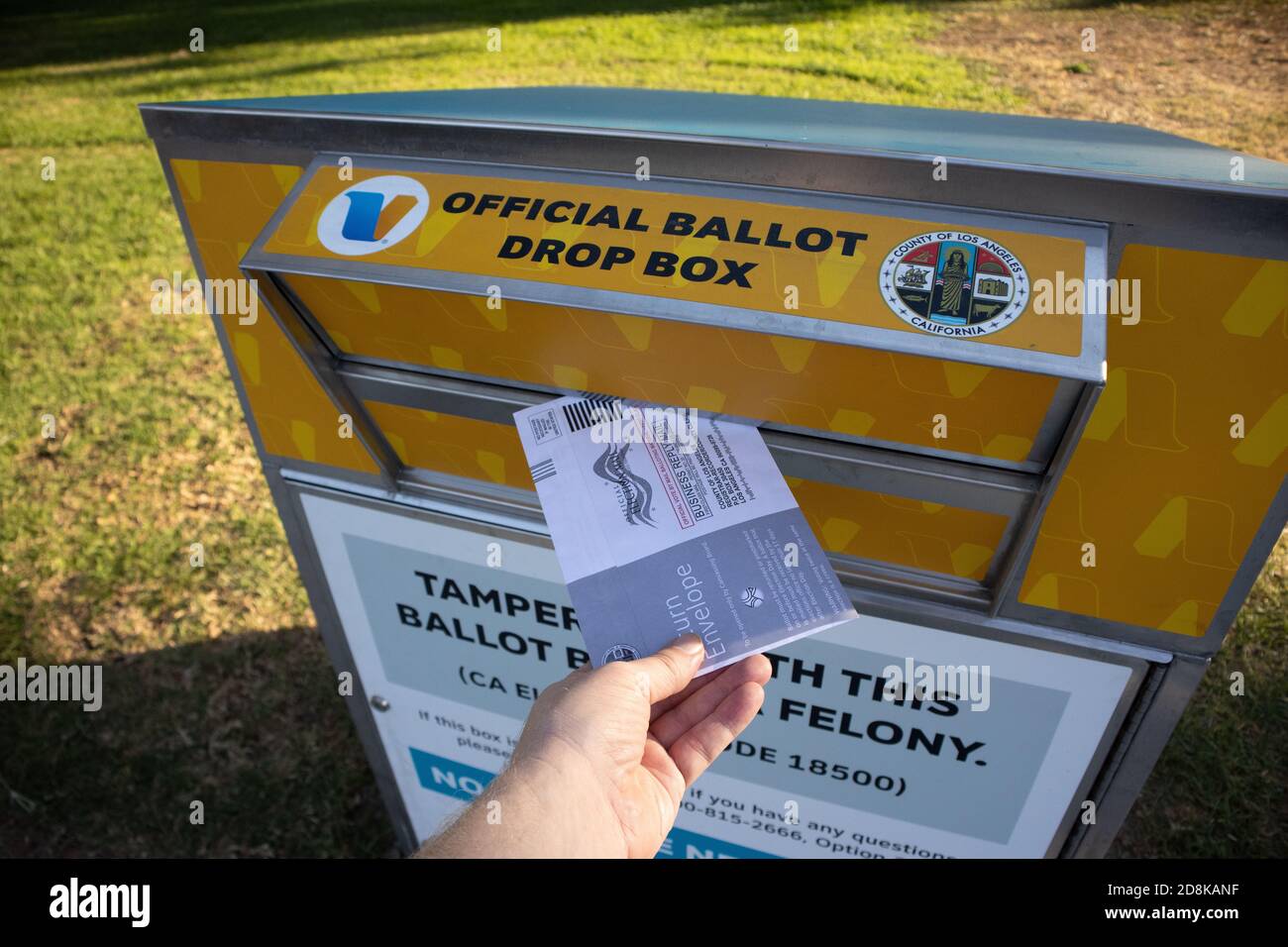 California ballot drop box 2020 Stock Photo Alamy