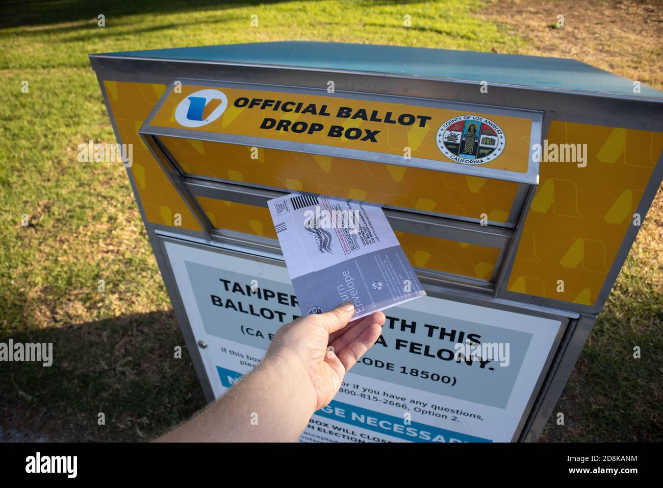 California ballot drop box 2020 Stock Photo Alamy