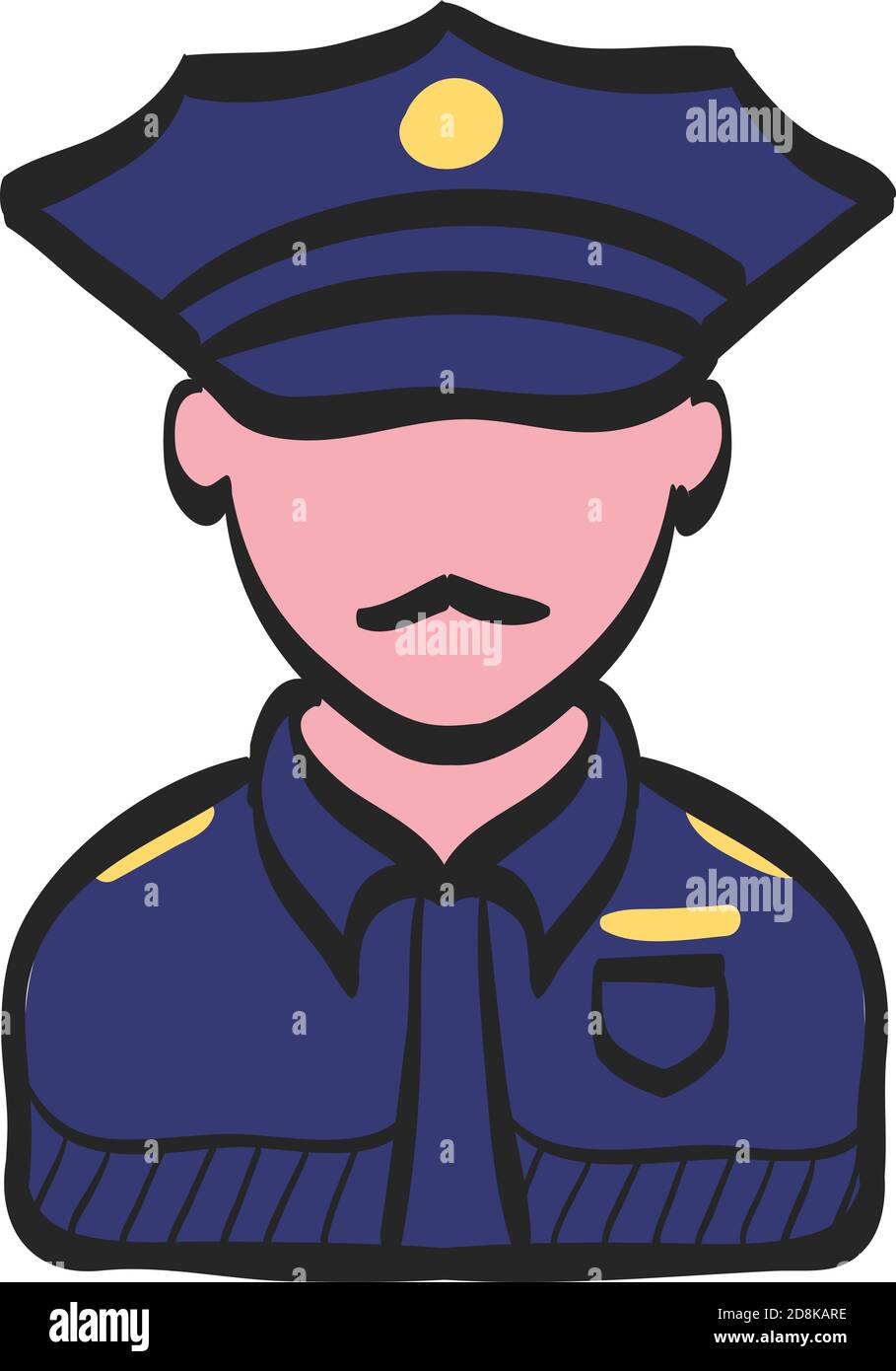 security officer cap clip art