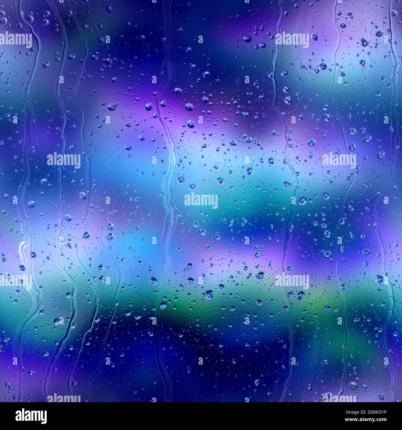 Seamless rain drop water repeat pattern on blur Stock Photo - Alamy