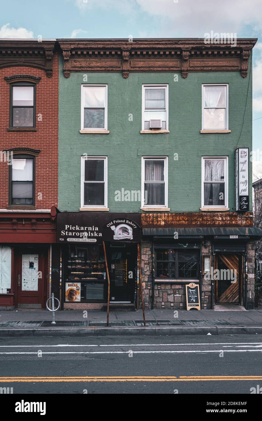 Polish bakery in Greenpoint, Brooklyn, New York City Stock Photo - Alamy