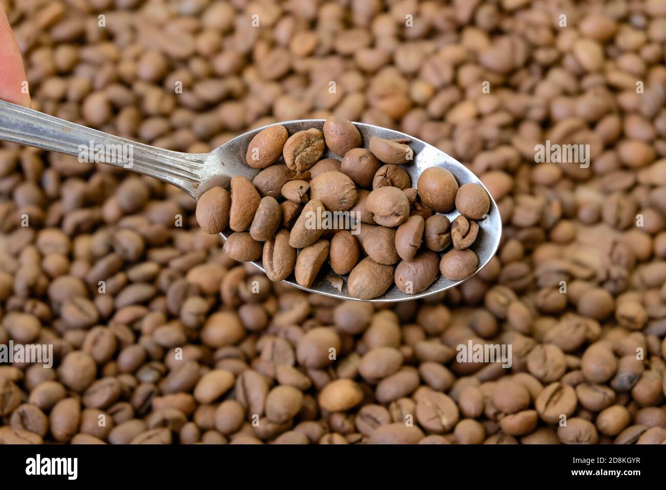 roasted green bean coffee Stock Photo Alamy