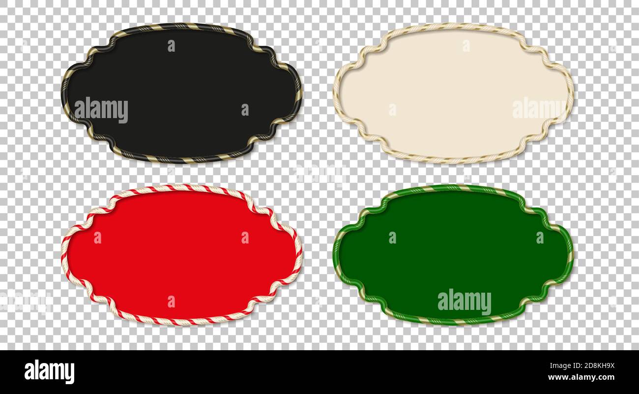 Candy Borders Frames Stock Vector